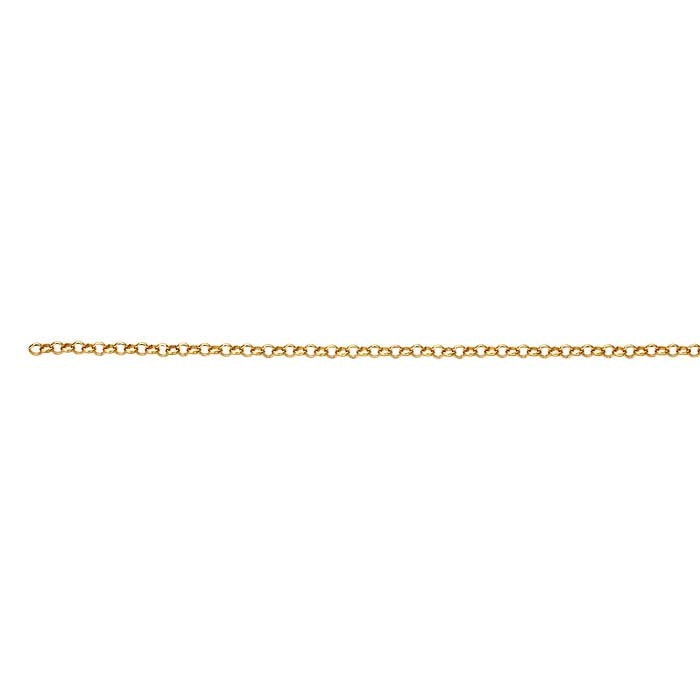 14/20 Yellow Gold-Filled Round Rolo Chain