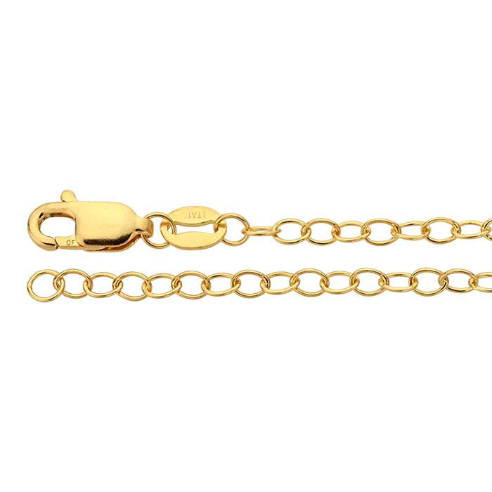 14/20 Yellow Gold-Filled Oval Cable Chain