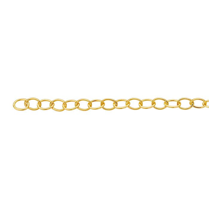 14/20 Yellow Gold-Filled Oval Cable Chain