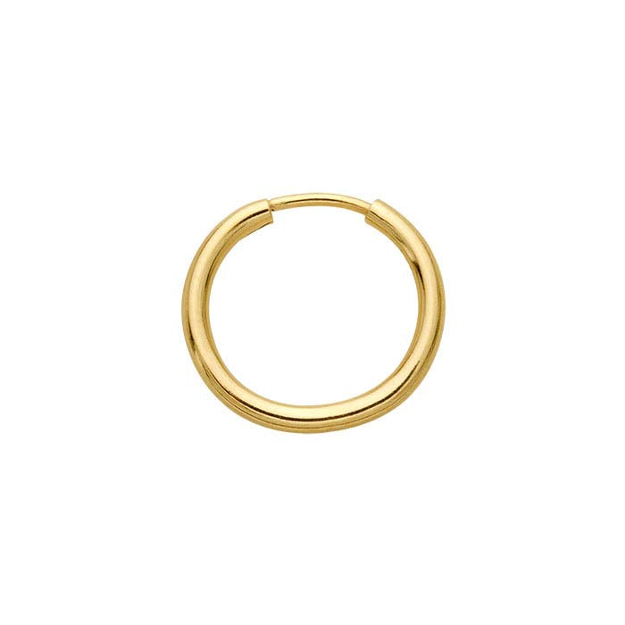 14/20 Yellow Gold-Filled Endless Hoop Earring