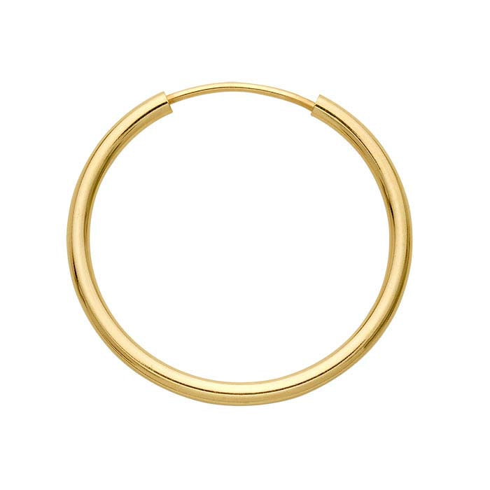 14/20 Yellow Gold-Filled Endless Hoop Earring