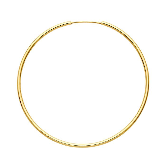 14/20 Yellow Gold-Filled Endless Hoop Earring