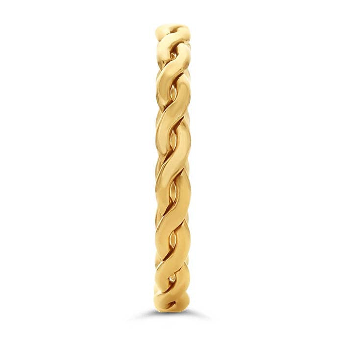 14/20 Yellow Gold-Filled Woven Ring