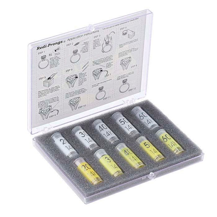 Kit di Ristellatura Redi-Prongs in Oro Giallo e Bianco 14K