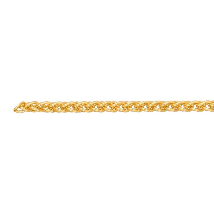 14/20 Yellow Gold-Filled Round Wheat Chain