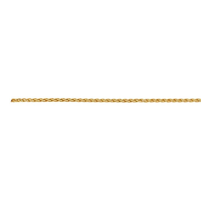 14/20 Yellow Gold-Filled Round Wheat Chain