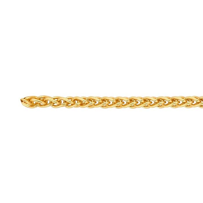 14/20 Yellow Gold-Filled Round Wheat Chain