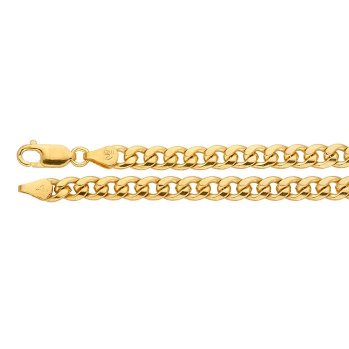 14/20 Yellow Gold-Filled Curb Chain