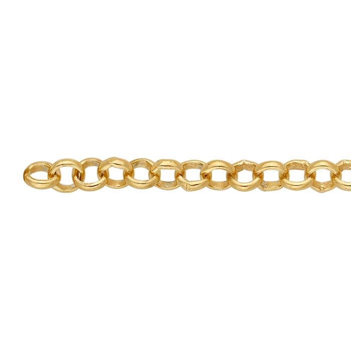 14/20 Yellow Gold-Filled Round Rolo Chain