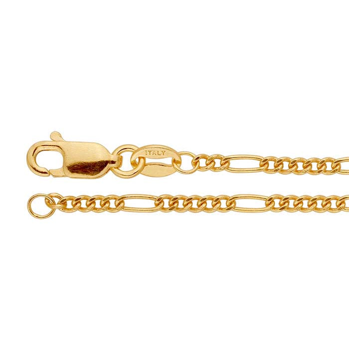 14/20 Yellow Gold-Filled Figaro Chain