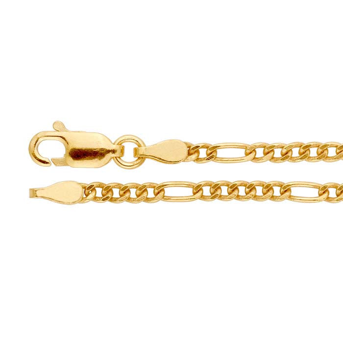 14/20 Yellow Gold-Filled Figaro Chain