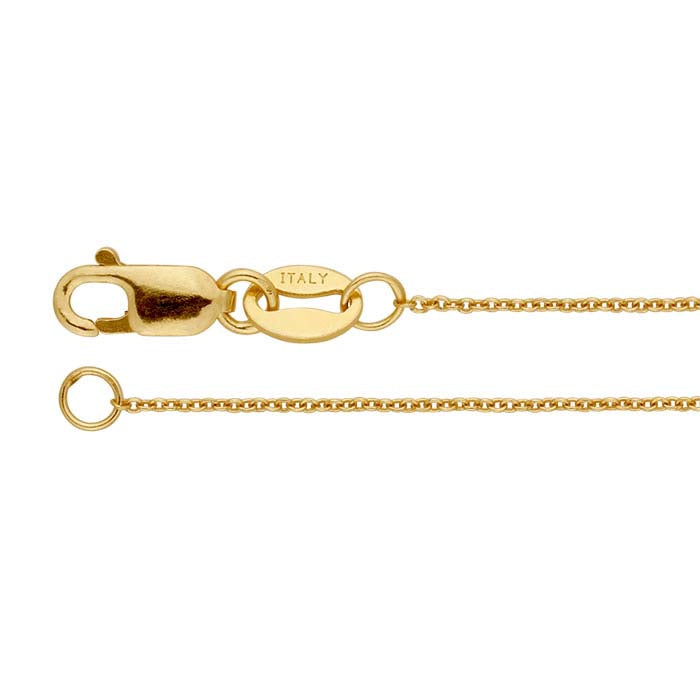 14/20 Yellow Gold-Filled Round Cable Chain