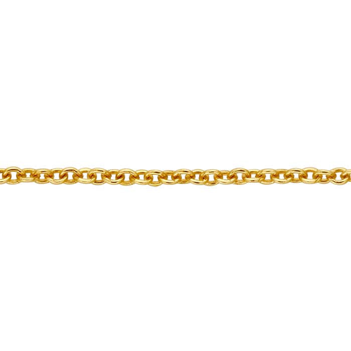 14/20 Yellow Gold-Filled Round Cable Chain