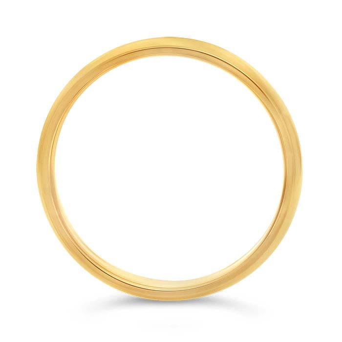 Nordt 14K Yellow Gold Comfort Fit Featherweight Wedding Band