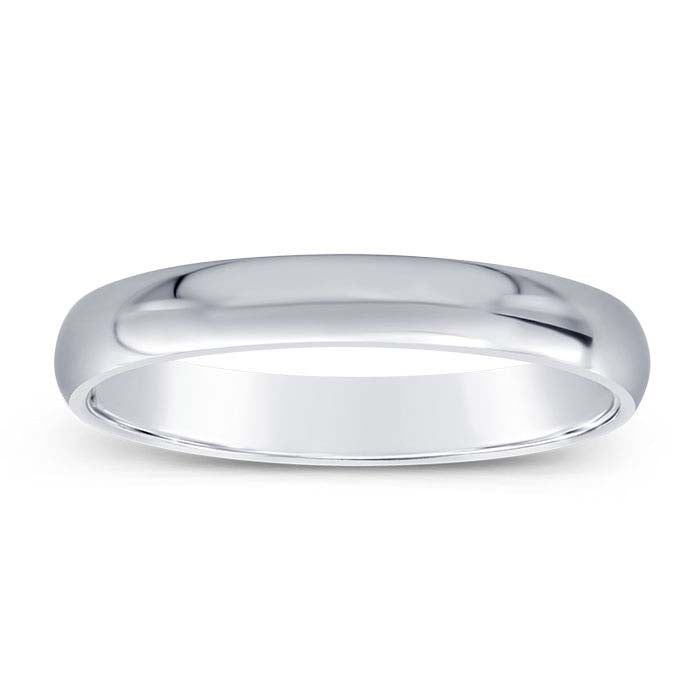 Nordt Platinum Comfort Fit Featherweight Wedding Band