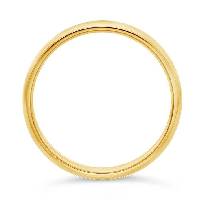 Nordt 14K Yellow Gold Comfort Fit Featherweight Wedding Band