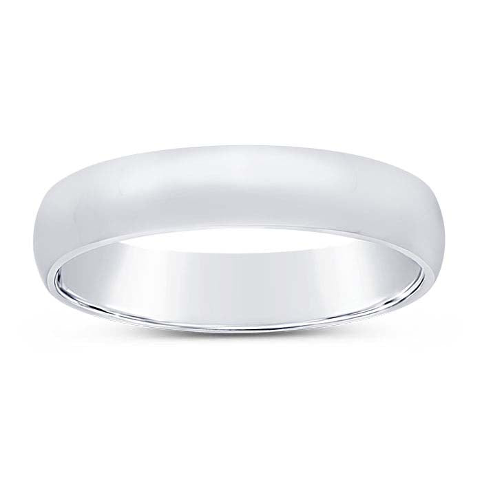 Nordt Platinum Comfort Fit Featherweight Wedding Band