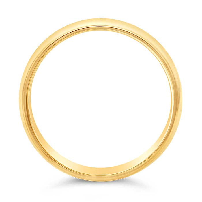 Nordt 14K Yellow Gold Comfort Fit Featherweight Wedding Band