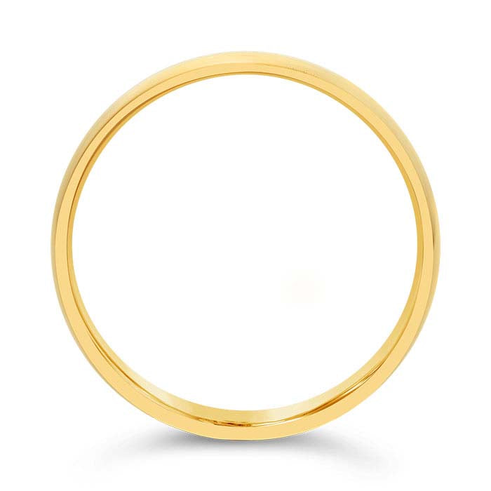 Nordt 14K Yellow Gold Comfort Fit Featherweight Wedding Band