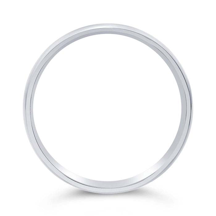 Nordt Platinum Comfort Fit Featherweight Wedding Band