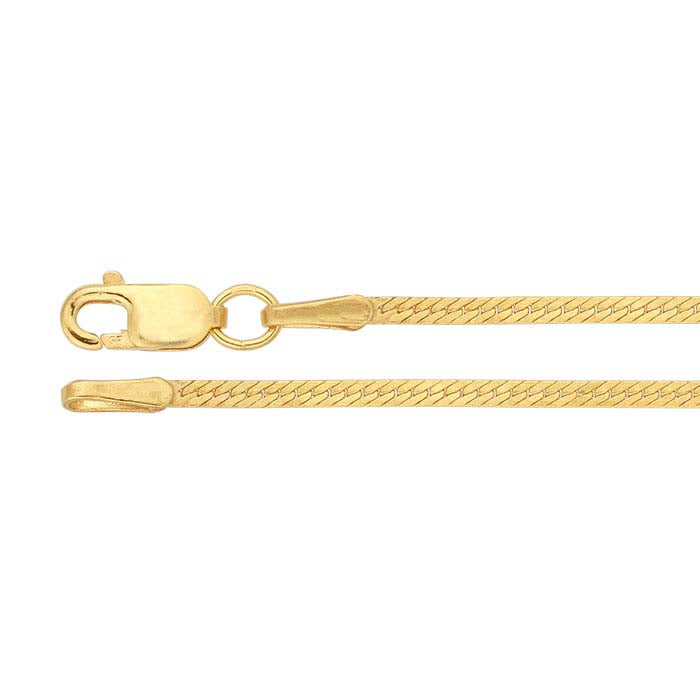 14/20 Yellow Gold-Filled Herringbone Chain