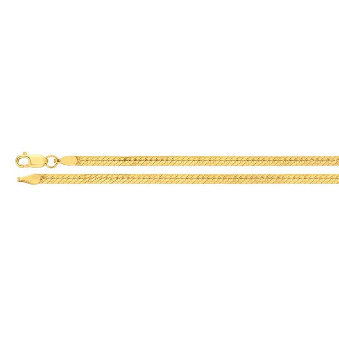 14/20 Yellow Gold-Filled Herringbone Chain