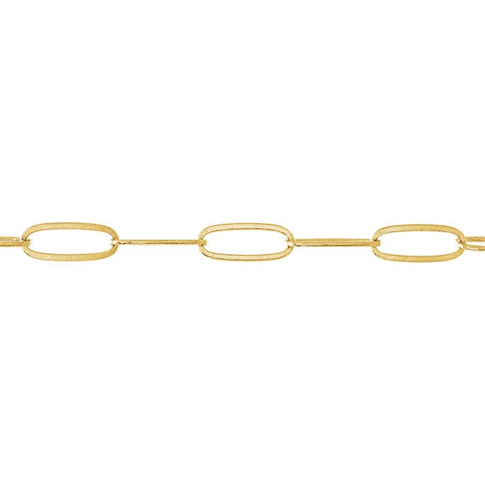 14K Yellow Gold Oval Cable Chain