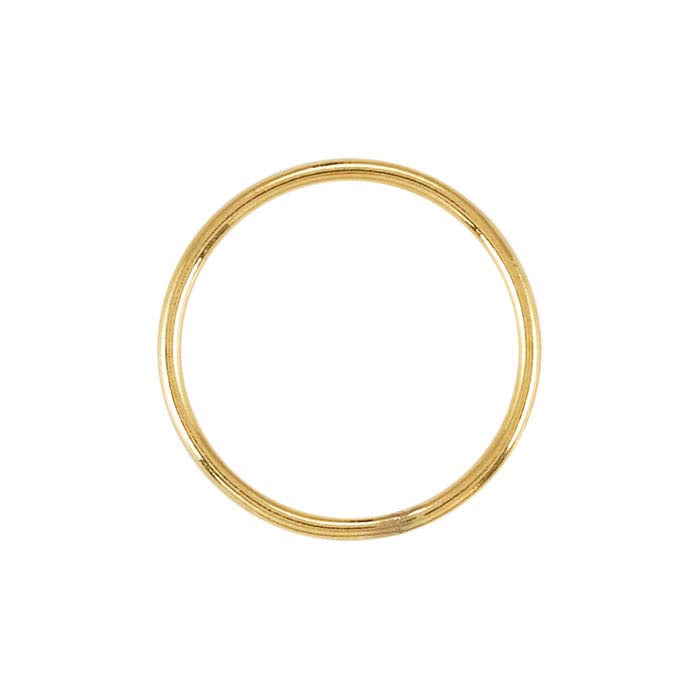 רכיב עגול מצופה זהב צהוב 14/20