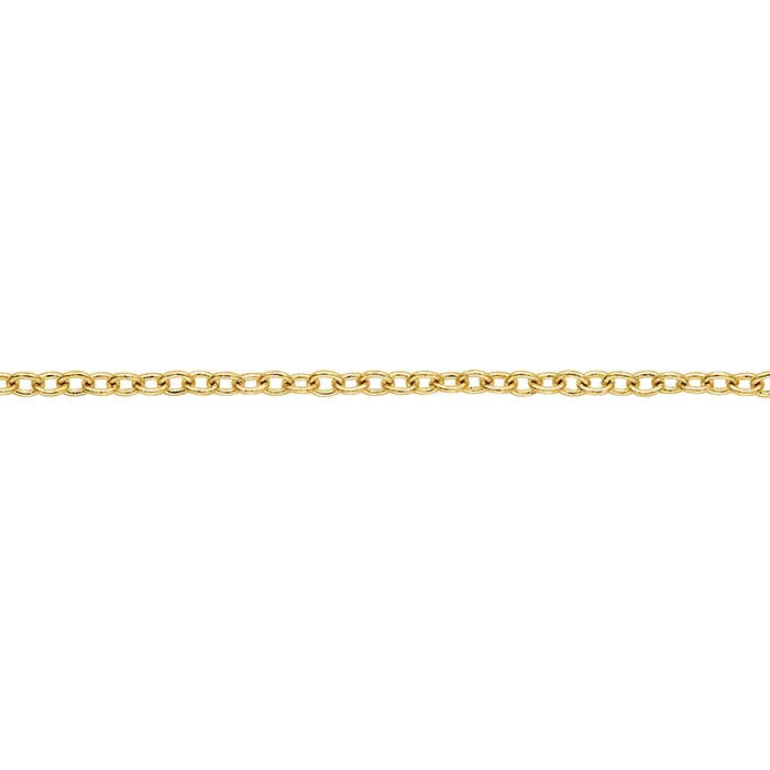 10K Yellow Gold Cable Chain
