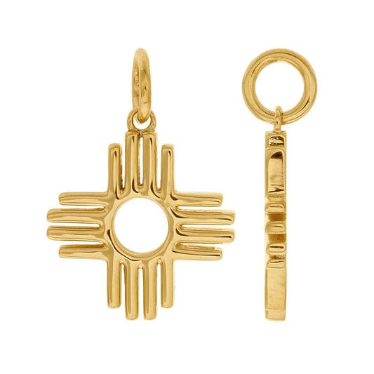 14K Keltakultainen Zia-riipus