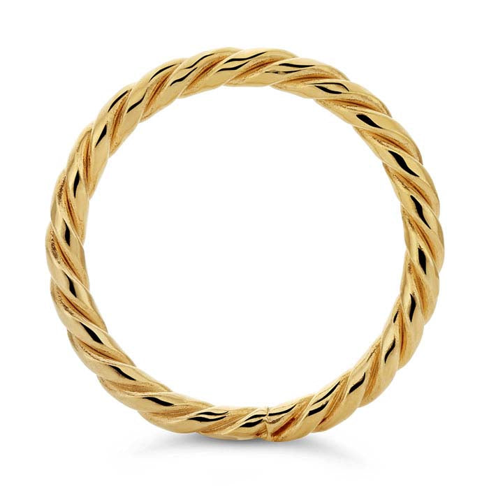 14/20 Yellow Gold-Filled Twisted Ring
