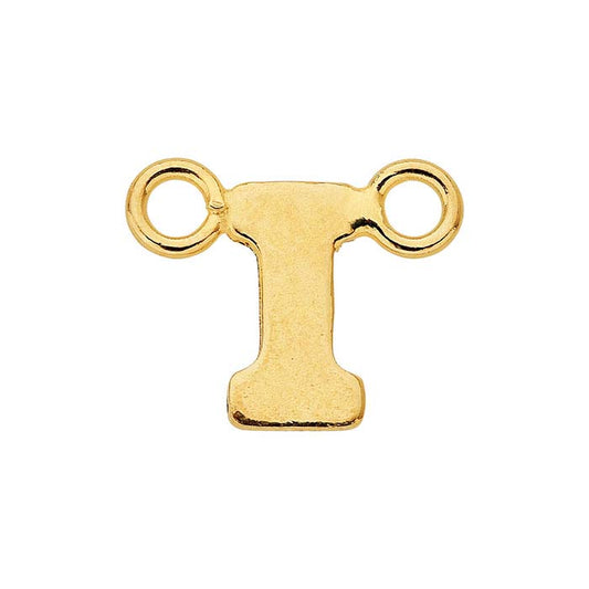 14/20 Yellow Gold-Filled Alphabet Festoon Charm