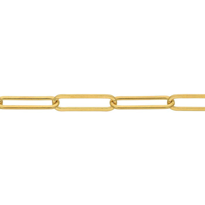 14/20 Yellow Gold-Filled Flat Drawn Oval Cable Chain