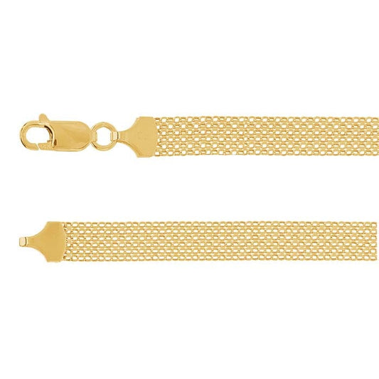 14K Yellow Gold Bismark Chain