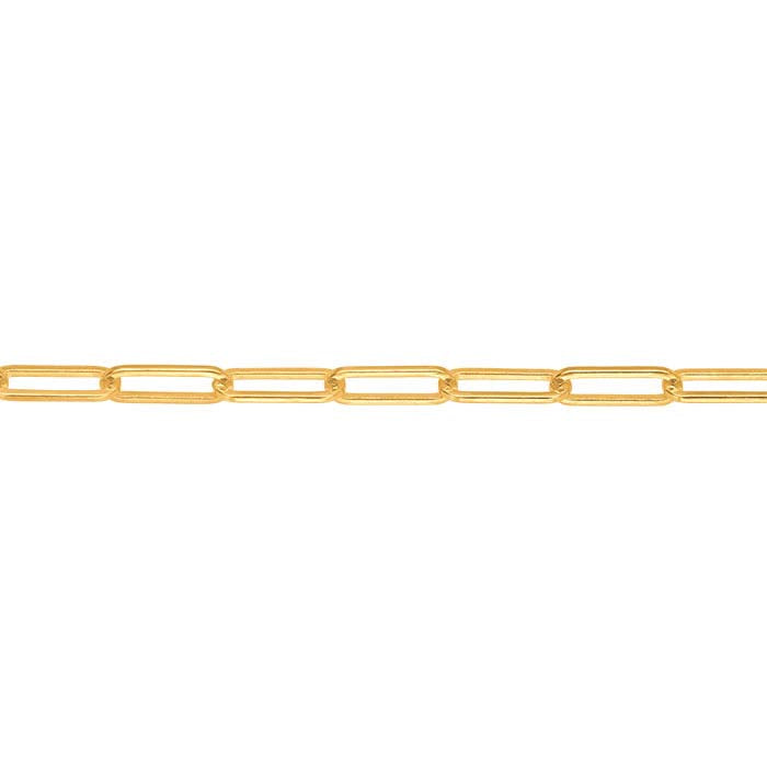 18K Yellow Gold Oval Cable Chain
