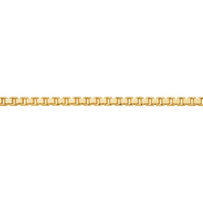 18K Yellow Gold Box Chain