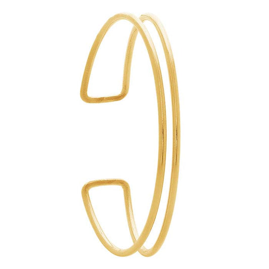 14/20 Yellow Gold-Filled Wire Cuff Bracelet