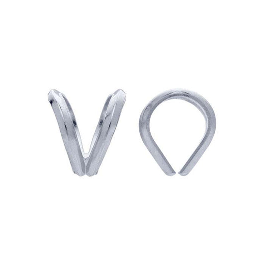 14K valkokultainen pupunkorv-riipuslenkki