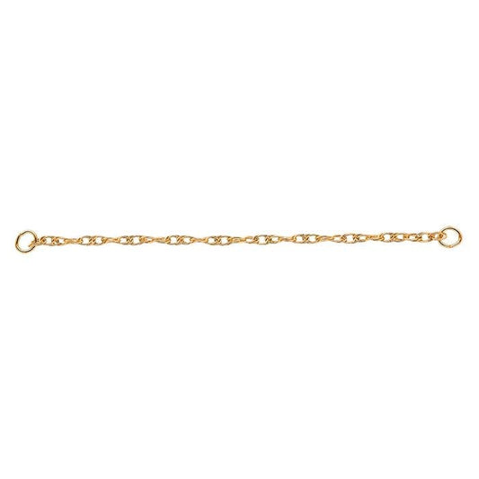 ممدد سلسلة حبل 1.5 مم من الذهب الأصفر عيار 14 قيراط