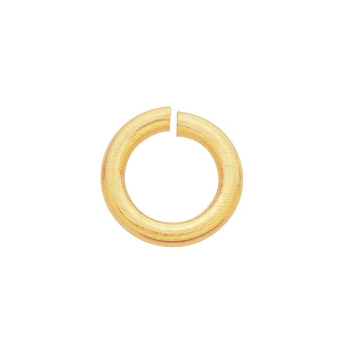 18K Yellow Gold Round Jump Ring