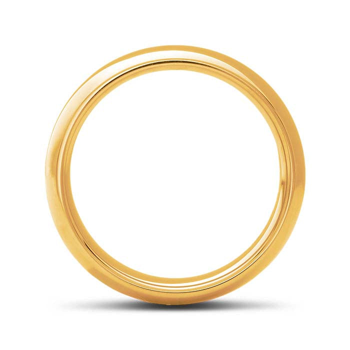 Nordt 14K Yellow Gold Comfort Fit Heavyweight Half-Round Wedding Band