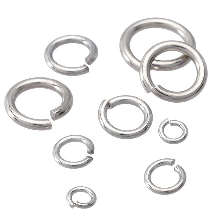 14K White Gold Round Jump Ring