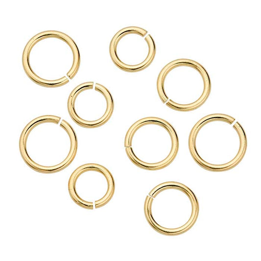 10K Yellow Gold Round Jump Ring