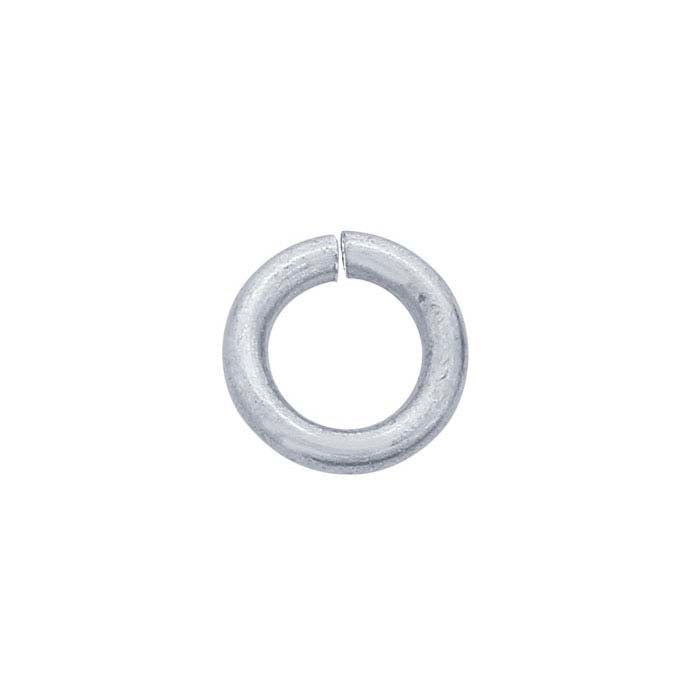 14K White Gold Round Jump Ring