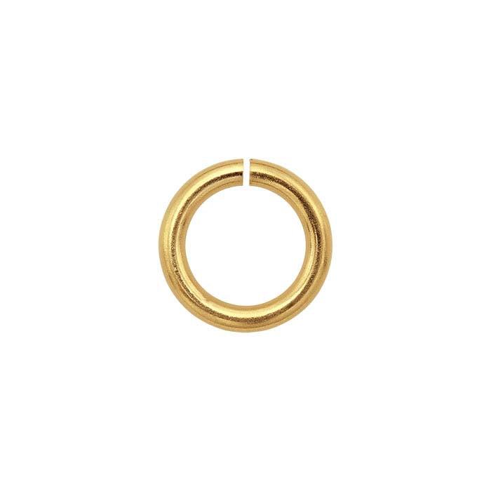 14K Yellow Gold Round Jump Ring