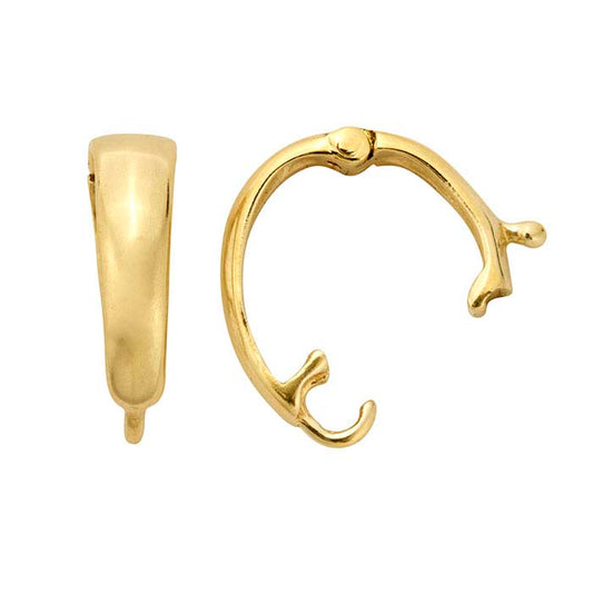 Hinged Necklace Enhancer with Open Ring