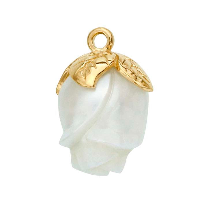 14K Yellow Gold Pearl Component Mounting