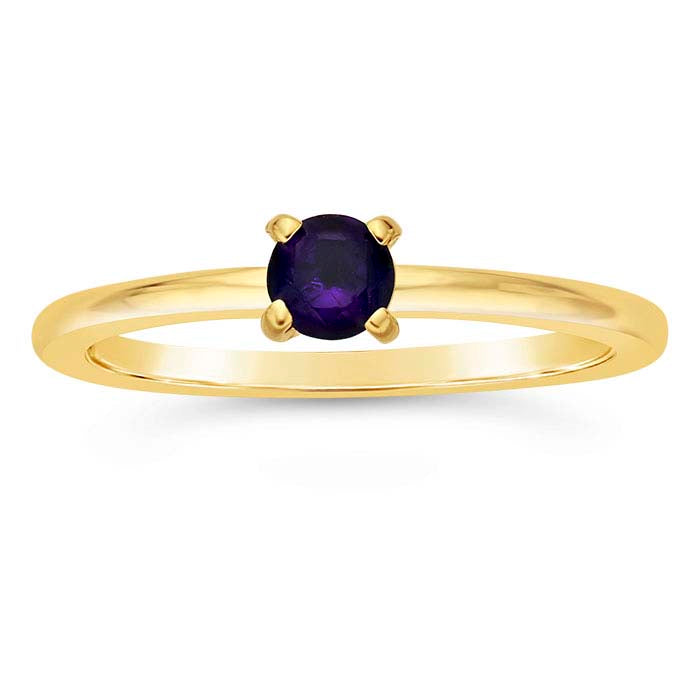 14K Yellow Gold Round Ring Mounting