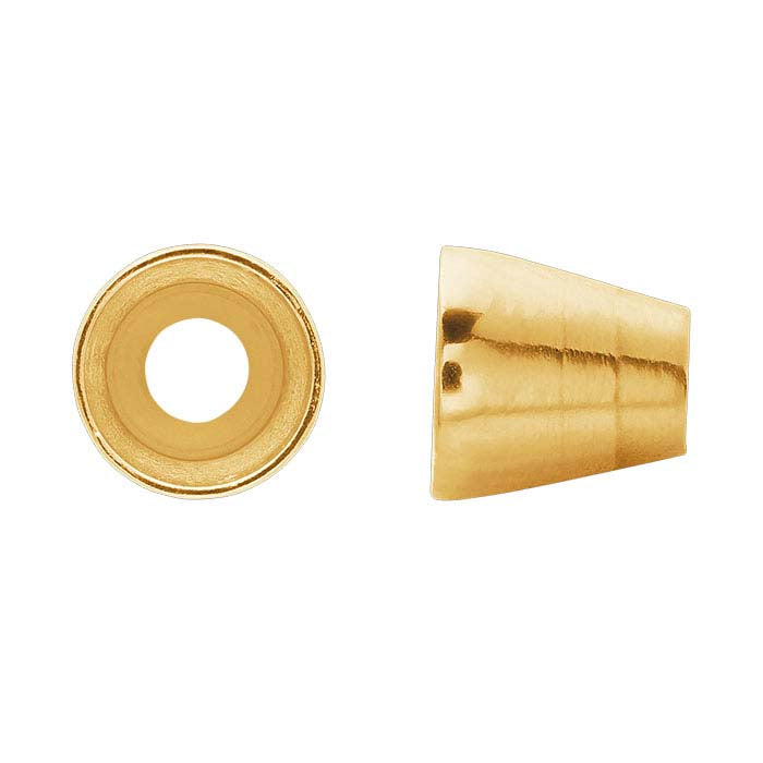 Round Tapered Tube Bezel Setting