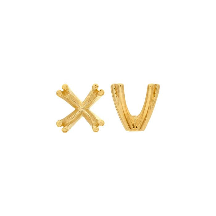 Round Double 4-Prong Settings